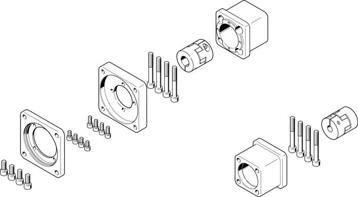 FESTO EAMM-A-D50-80G (2733787) Axialbausatz