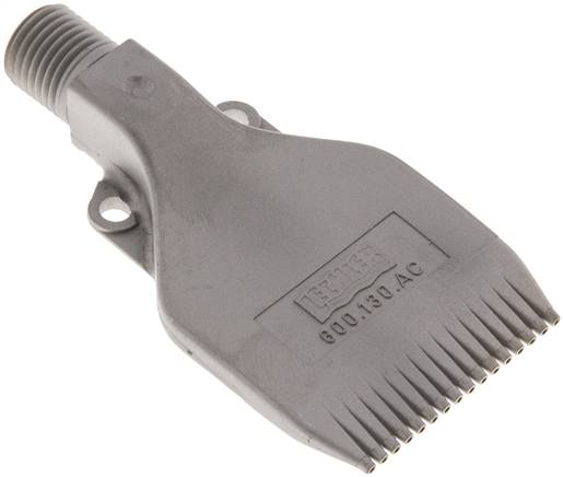 Mehrkanal-Fächerdüse, 42mm, G 1/4", 1.4404 (Sonderdüse)