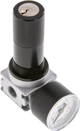 MULTIFIX Druckregler, G 1/4", 0,5 - 10bar, Baureihe 0, 1450 l/min, abschließbar