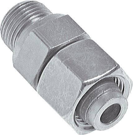 Einstellb. Schneidringverschr. M 26x1,5-22 L, Stahl verzinkt