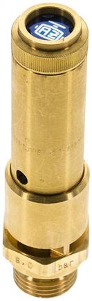TÜV-Sicherheitsventil G 1/2" (DN10), 9,00 bar, Messing