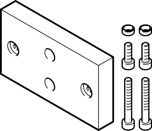 FESTO DHAA-G-Q11-20-B6-14-60/80 (2018986) Adapterbausatz