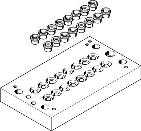 FESTO CPV14-VI-P8-1/8-C (539501) Multipol
