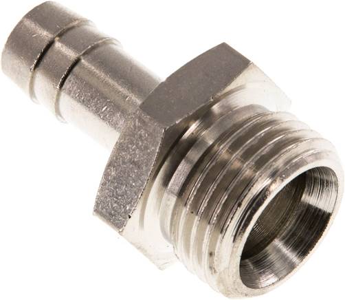 Gewindetülle G 1/2"-10mm, Messing vernickelt