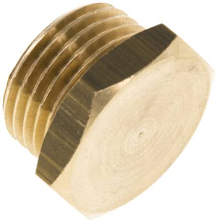 Verschlussstopfen Außenskt. G 1/2", Messing, Standard