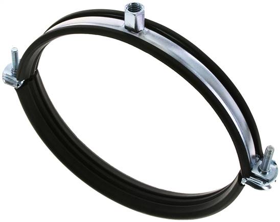 Rohrschelle 164 - 172mm,Stahl verzinkt mit Einlage, FISCHER