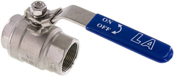 Edelstahl-Kugelhahn, Eco-Line leicht, G 1-1/4", 0 bis 63bar