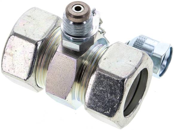 Messanschluss M16x2, 28 L (M36x2)-HD-Verschraubung, Stahl verzinkt