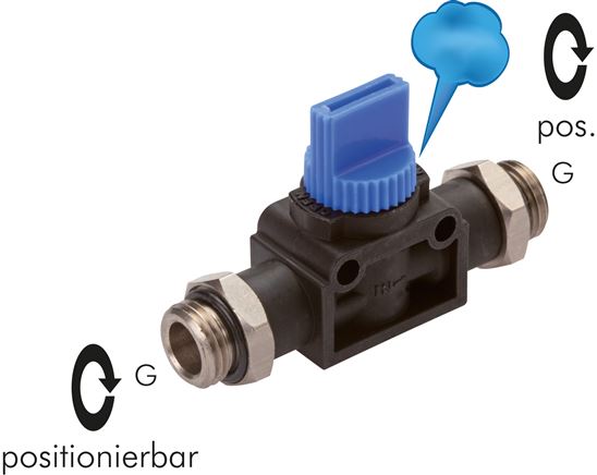 3/2-Wege-Absperrventil G 3/8", IQS-Standard