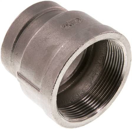 Rundmuffe Rp 2"-Rp 1-1/2", 1.4408