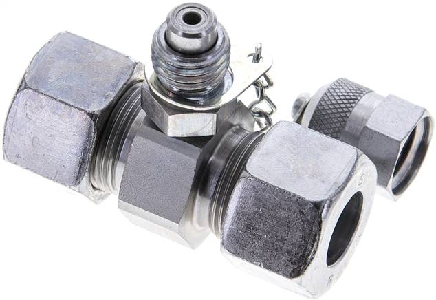 Messanschluss M16x2, 16 S (M24x1,5)-HD-Verschraubung, Stahl verzinkt