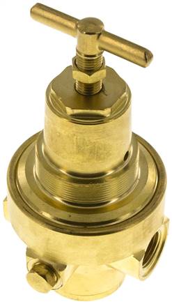 Druckregler, Messing, G 1/2", 0,5 - 8bar (für CO2)