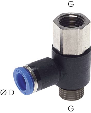 Winkel-Steckanschluss, I/A G 1/2"-10mm, IQS-Standard