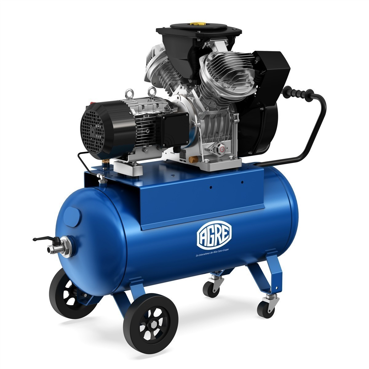 AUSSTELLER I AGRE Industrie-Kolbenkompressor Typ BOSS 6002 D 2.0 fahrbar, 4116002213