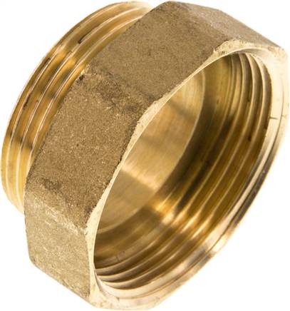 Reduziernippel G 1-1/4"(AG)-G 1-1/2"(IG), Messing