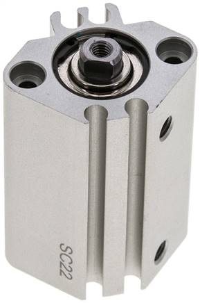 Kompaktzylinder, doppeltwirkend, Kolben 16mm, Hub 20mm -Eco-Line