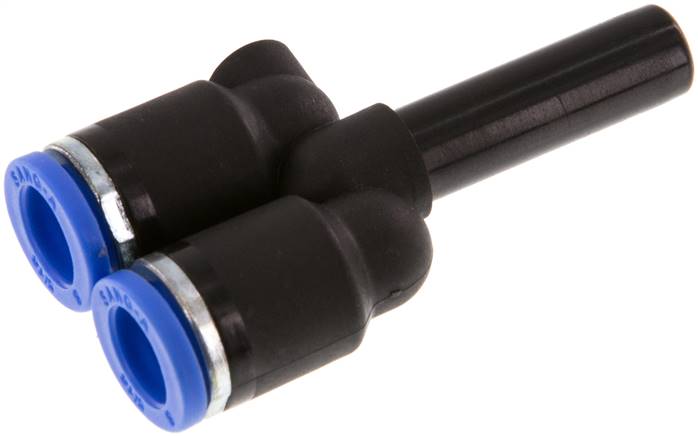 Y-Steckanschluss 8mm Stecknippel, 8mm Schlauch