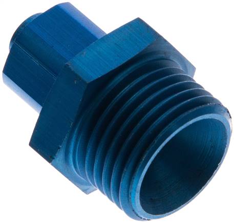 Gerade Verschraubung G 1/2"-10x8mm, Aluminium