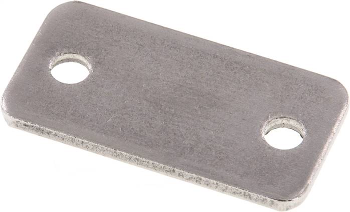 Deckplatte, Edelstahl, Baugröße 4, leichte Baureihe