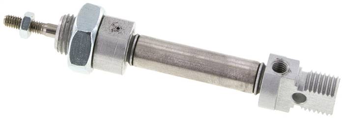 ISO 6432-Zylinder, einfachwirkend, Kolben 8mm, Hub 10mm