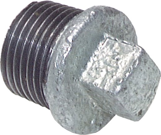 Verschlussstopfen Außenvkt. R 1/8", Temperguss verzinkt