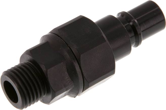Kupplungsstecker (NW7,2) G 1/4", POM absperrend (AG)