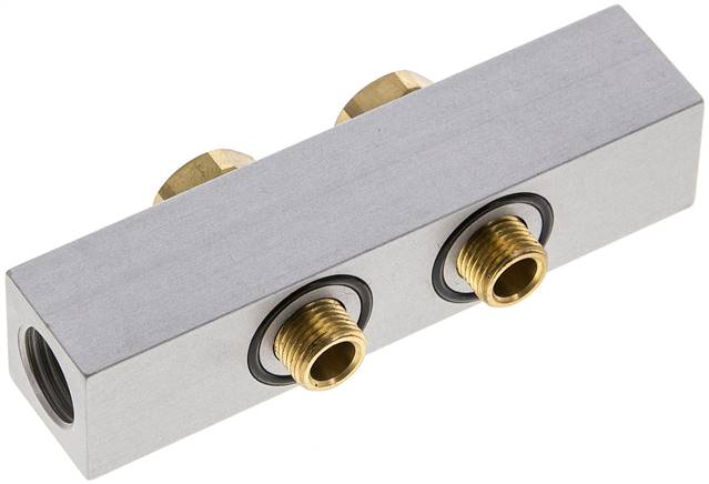 P-Leiste inkl. Hohlschrauben und Dichtungen für Ventilbaureihe M05 / P05 R 181/2