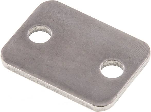 Deckplatte, Edelstahl, Baugröße 2, leichte Baureihe