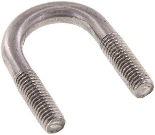 Rundstahlbügel, M 8, 21,3mm, 1.4301