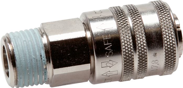 Sicherheits-Schnellkupplung (NW7,2) R 3/8"(AG), Standard