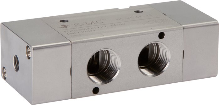 3/2-Wege Pneumatikventil, G 1/2" (Pilot G 1/8"), Impulsventil