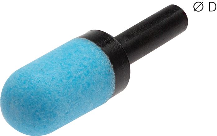 Steck-Schalldämpfer aus gesintertem Kunststoff, 12mm, Ecoline