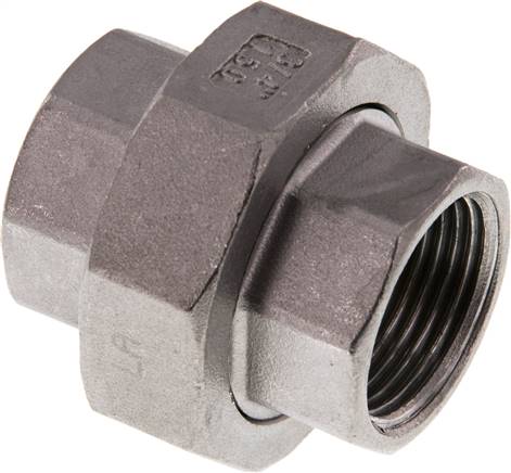 Verschraubung kon. dichtend Rp 3/4" (IG),1.4408