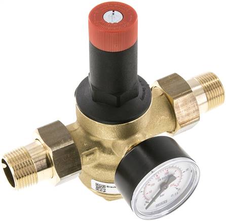 Druckminderer für Trinkwasser R 3/4", 1,5 - 12 bar, DVGW, PE 25bar