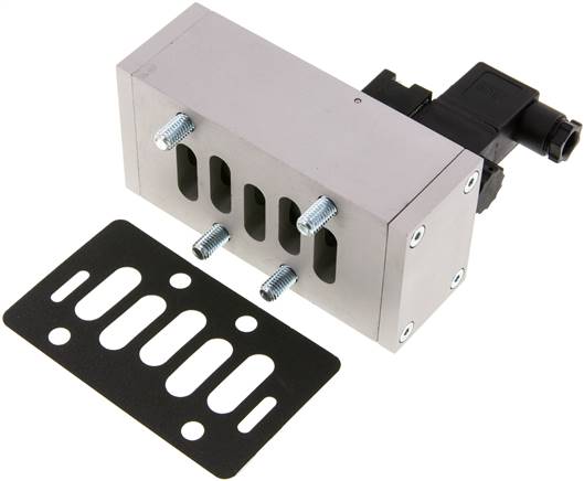 ISO-Ventil (Größe 3), 5/2-Wege Luftfederrückstellung, 115 V AC