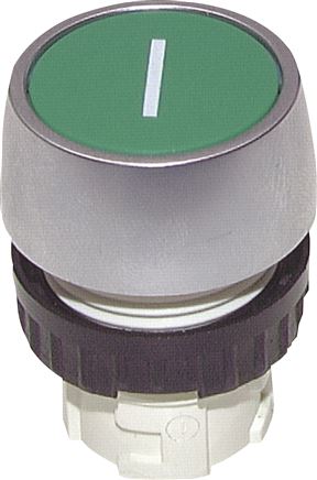 Betätigeraufsatz 22mm, Drucktaster (blau)