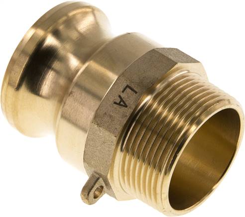 Kamlock-Stecker (F) R 1-1/2"(AG), Messing
