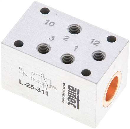 3/2-Wege Pneumatikventil mit Feder, M 5, ATEX-Zulassung