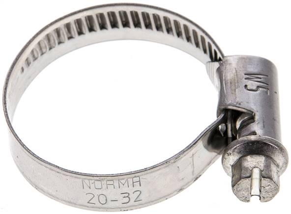9mm Schlauchschelle 20 - 32mm, 1.4401/1.4571 (W5) (NORMA)