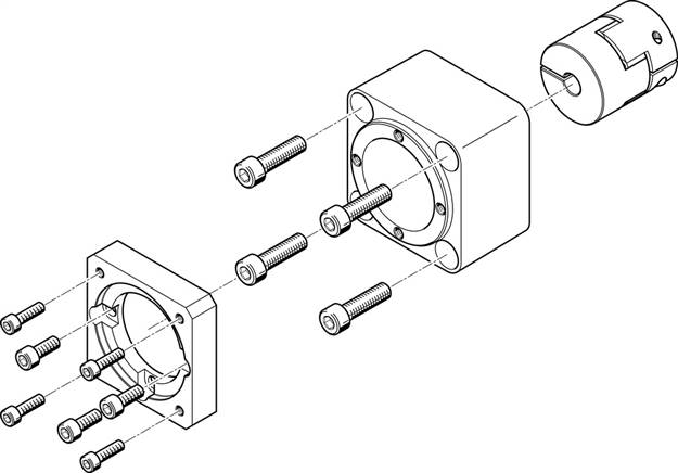 FESTO EAMM-A-D60-70A (543161) Axialbausatz