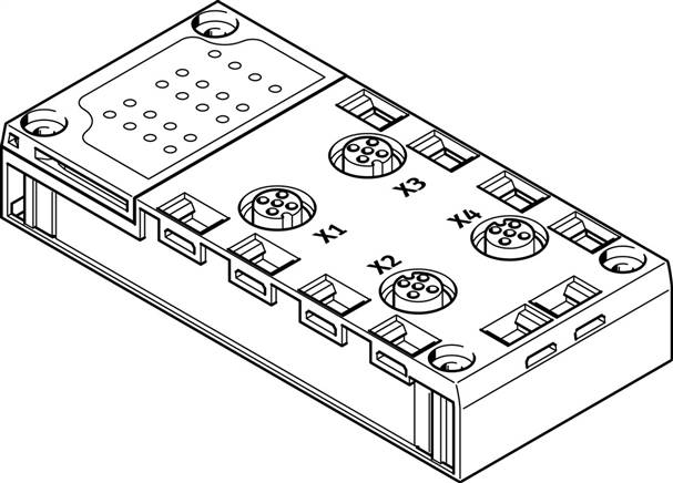 FESTO CPX-AB-4-M12X2-5POL-R (541254) Anschlussblock