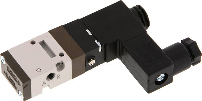 3/2-Wege Magnetventil, M 5, Federrückstellung (NC), 230 V AC