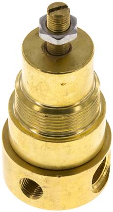 Druckregler, Messing, G 1/4", 0,5 - 8bar (nicht rücksteuerbar), BG0