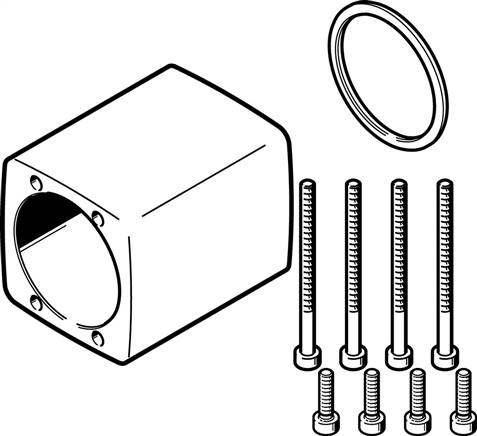 FESTO EAMK-A-D32-35A-40A (560280) Kupplungsgehäuse