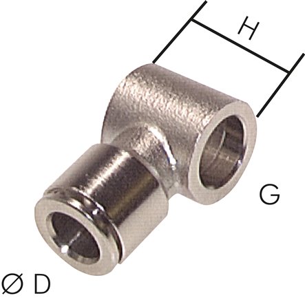 Steckanschluss, Ringstück G 3/8"-8mm, Baureihe C