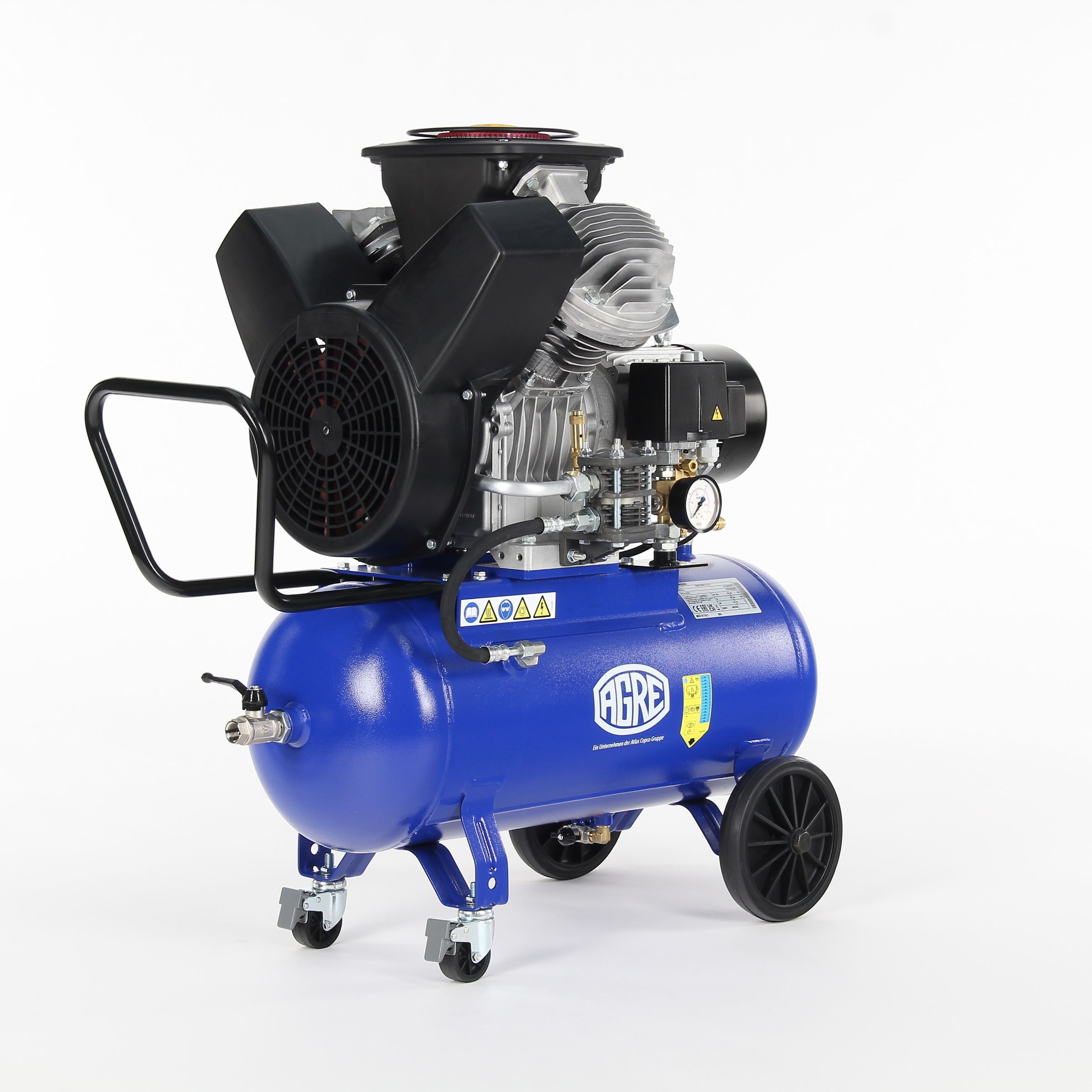 AGRE Industrie-Kolbenkompressor Typ BOSS 6000 D 2.0 fahrbar, 4116002211