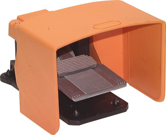 5/2-Wege-Fußventil, G 1/4", Federrückstellung, verstärkt