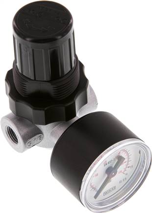 Mini-Druckregler G 1/8", 0,5 - 10 bar, vordruckabhängig