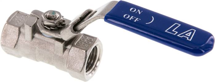 1-teiliger Edelstahl-Kugelhahn, G 1/4", 0 bis 63bar