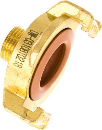 GK-Schlauchkupplung,G 3/8"(AG), Messing mit KTW-Zulassung, 25 bar